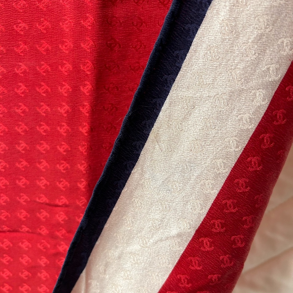 Chanel silk square scarf - Picture 7 of 9